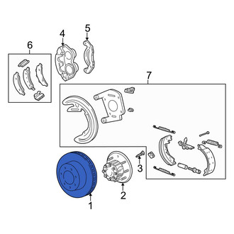 Ford OE - Rear Disc Brake Rotor