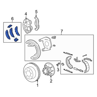 Ford OE - Rear Disc Brake Pad Set
