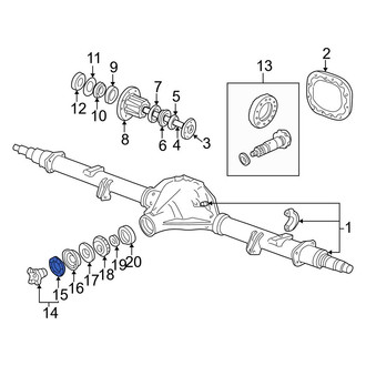 Ford OE - Rear Differential Drive Pinion Oil Deflector