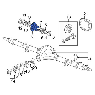 Ford OE - Front Wheel Bearing and Hub Assembly