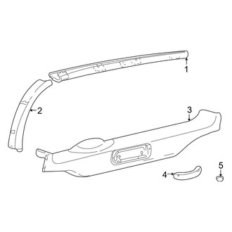 Ford OE - Lift Gate - Interior Trim