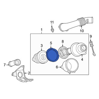 Ford OE - Air Filter Housing Clamp
