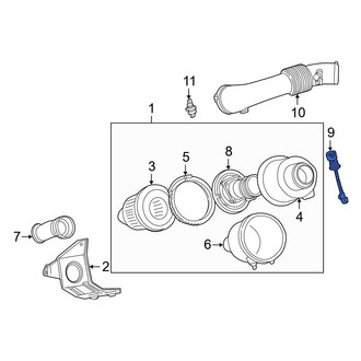 Ford OE - Left Mass Air Flow Sensor Connector