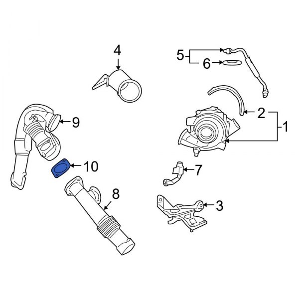 Turbocharger Inlet Hose Gasket