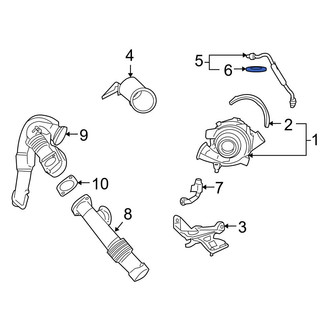 Ford OE - Turbocharger Oil Line O-Ring