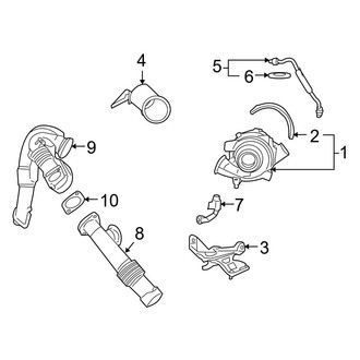Ford OE - Engine - Turbocharger & Components (6.0L)