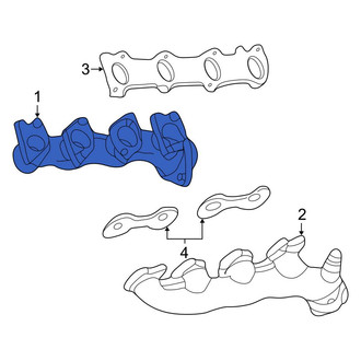 Ford OE - Right Exhaust Manifold