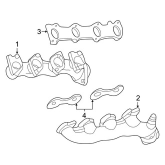 Ford OE - Exhaust System - Manifold (5.4L)