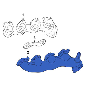 Ford OE - Left Exhaust Manifold