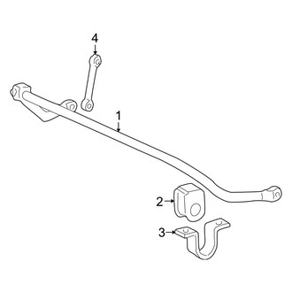 Ford OE - Front Suspension - Stabilizer Bar & Components (RWD)
