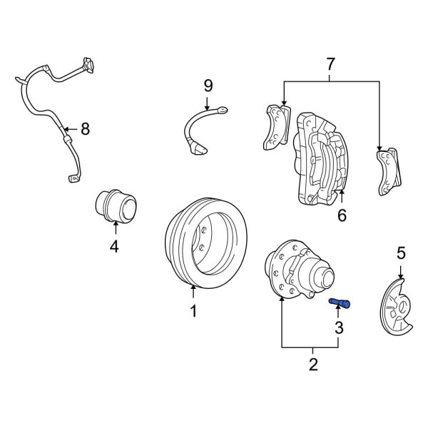 Wheel Lug Stud