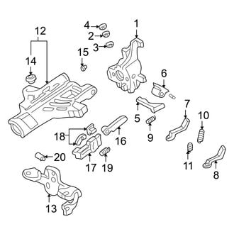 Ford OE - Steering Column - Housing & Components (Column Components)