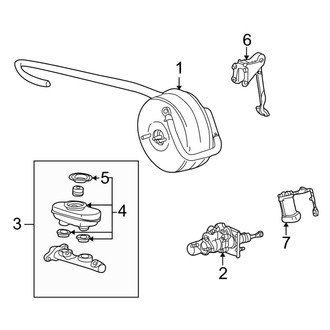 Ford OE - Cowl - Components on Dash Panel (7.3L)