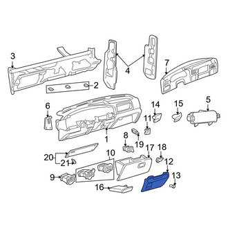 Ford OE - Instrument Panel Trim Panel