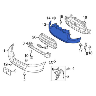 Ford OE - Front Upper Bumper Cover