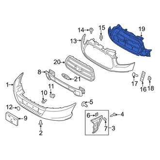 Ford OE - Front Bumper Cover Reinforcement