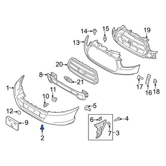 Ford OE - Bumper Cover Screw