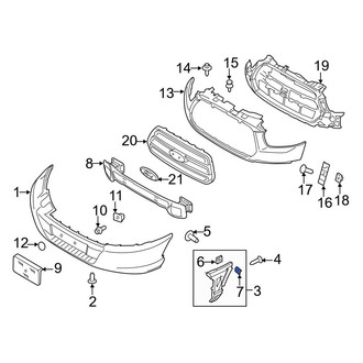 Ford OE - Bumper Guide Nut