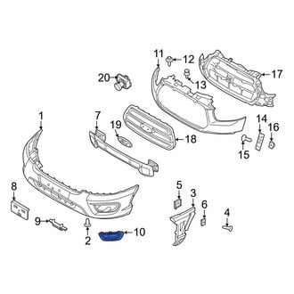 Ford OE - Front Left Fog Light Trim