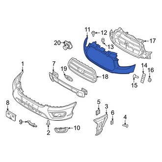Ford OE - Front Upper Bumper Cover