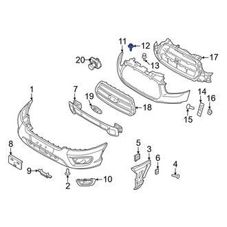 Ford OE - Bumper Cover Screw