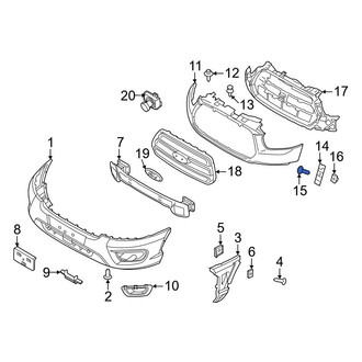 Ford OE - Bumper Cover Screw