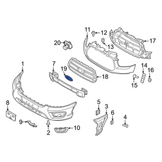 Ford OE - Front Grille Emblem