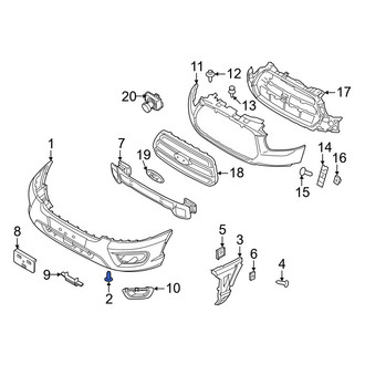 Ford OE - Bumper Cover Bolt