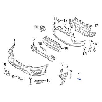 Ford OE - Bumper Cover Screw