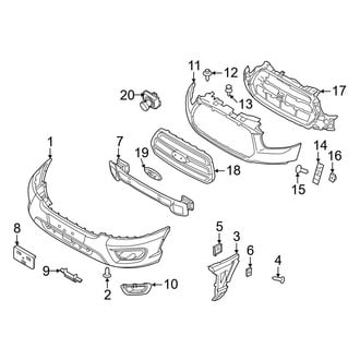 Ford OE - Front Bumper & Grille - Bumper & Components (Covers & Trim)