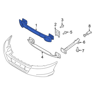 Ford OE - Front Upper Bumper Impact Bar
