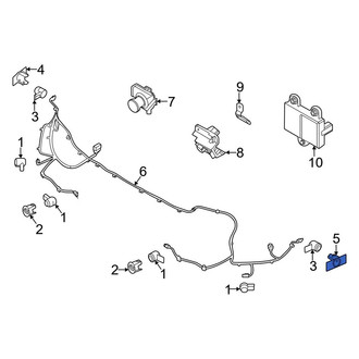 Ford OE - Front Left Parking Aid Sensor Housing