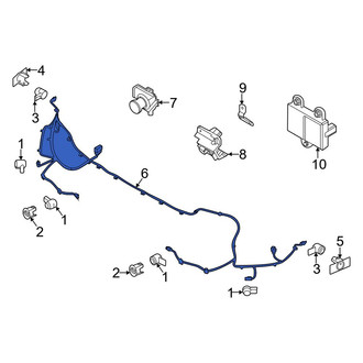 Ford OE - Rear Outer Parking Aid System Wiring Harness