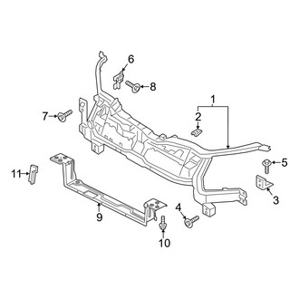 Ford OE - Radiator Support