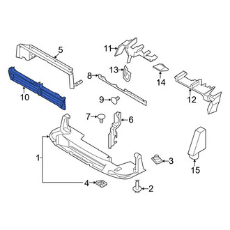 Ford OE - Front Radiator Shutter Assembly