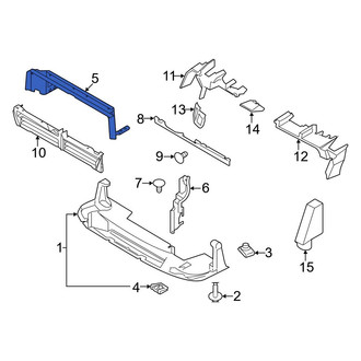 Ford OE - Front Right Radiator Support Air Deflector