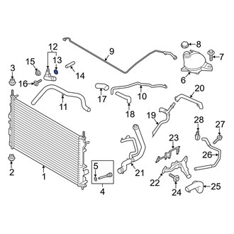 Ford OE - Engine Coolant Thermostat Housing O-Ring