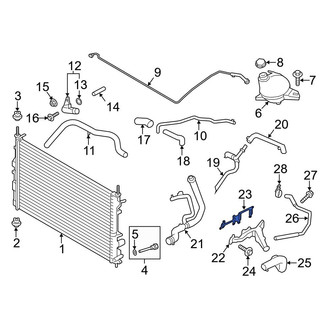 Ford OE - Engine Coolant Water Inlet Gasket