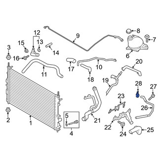 Ford OE - Engine Coolant Pipe Clamp