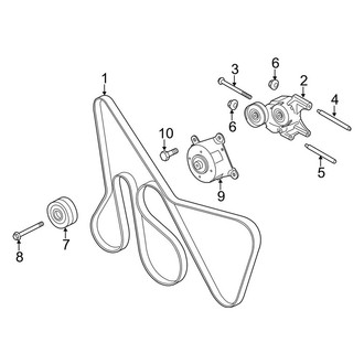 Ford OE - Cooling - Belts & Pulleys (3.2L)