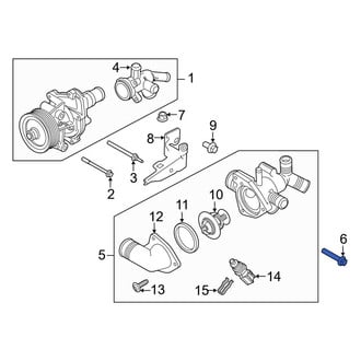 Ford OE - Engine Coolant Thermostat Housing Bolt