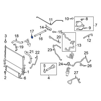 Ford OE - Engine Coolant Pipe Seal