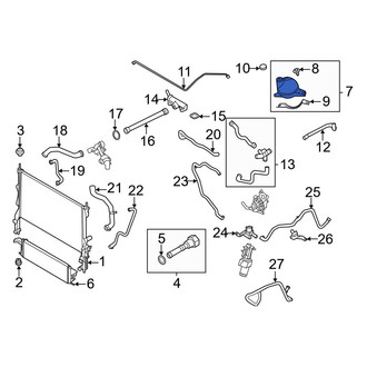 Ford OE - Engine Coolant Reservoir