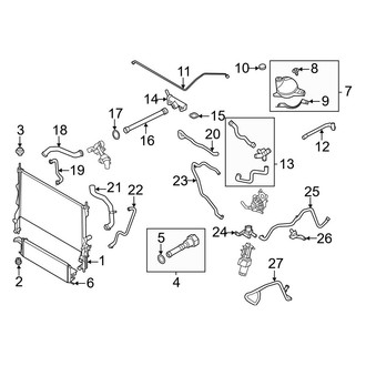 Ford OE - Cooling - Radiator & Components (Gas)