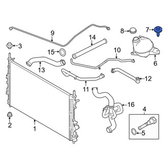 Ford OE - Engine Coolant Reservoir Bolt