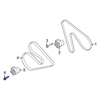 Ford OE - Engine Water Pump Pulley Bolt