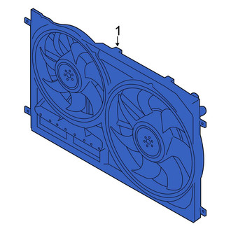 Ford OE - Engine Cooling Fan Assembly
