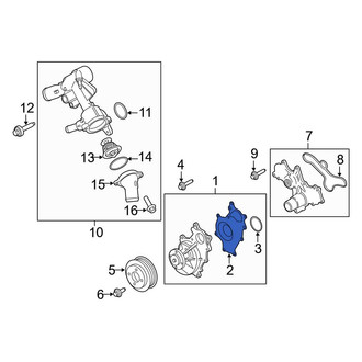 Ford OE - Engine Water Pump Gasket