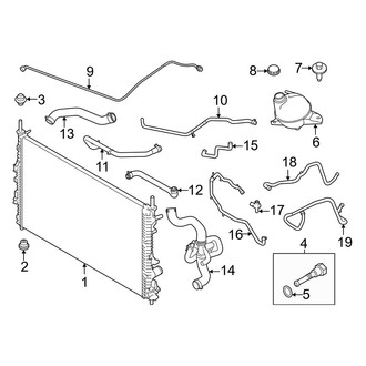Ford OE - Cooling - Radiator & Components (Flex)