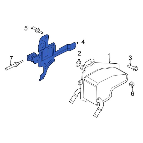 Automatic Transmission Oil Cooler Bracket